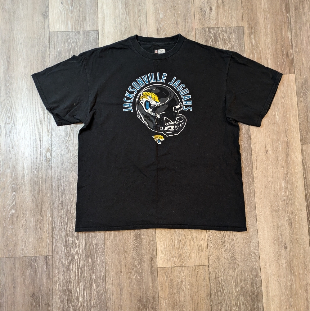 NFL Team Apparel Jacksonville Jaguars Mens XL Black Short Sleeve T Shirt